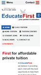 Mobile Screenshot of educatefirst.co.uk